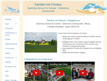 Tablet Screenshot of familienmitchristus.de